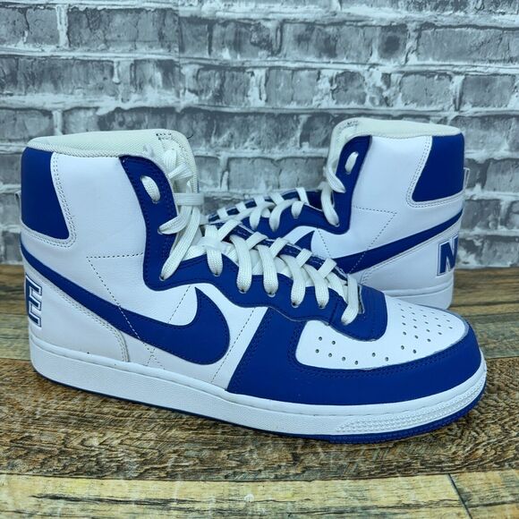 Nike Terminator High White Game Royal FN6836-100 Mens Size 12 New - Picture 2 of 6